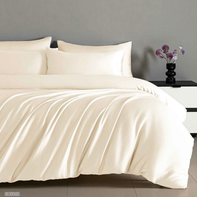 Lenjerie Luxury din Satin, 4 piese, cearșaf cu elastic, Cod: SLX12
