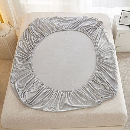 Husă de Pat Premium din Catifea Fină, cu Elastic + 2 Fețe de Pernă, Cod: VLX2