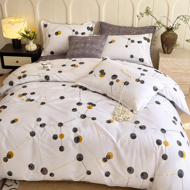 Lenjerie de Pat Soft Touch tip Finet | 6 Piese | Premium Collection, Cod: S-H-78