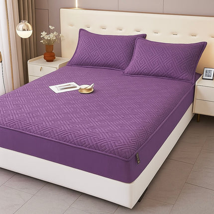 Husă / Topper saltea cu elastic+două feţe de pernă 160x200 cm Cod: TPF6