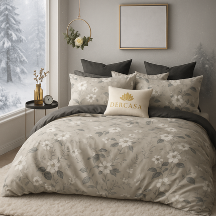 Lenjerie de Pat 6 Piese din Finet Moale cu Elastic, Cod: LNA62