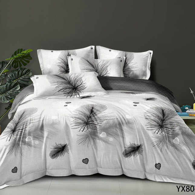 LENJERIE DIN BUMBAC TIP FINET, Pat 1 persoană, 4 piese COD: JCP18