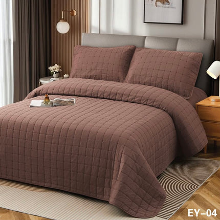 Cuvertură Deluxe 4 piese, cearșaf cu elastic, Cod EY-04