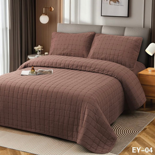 Cuvertură Deluxe 4 piese, cearșaf cu elastic, Cod EY-04