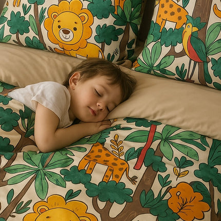 Lenjerie Deluxe Kids Collection 160x200 cm, Bumbac 100%, 4 piese, Cod: DEK9