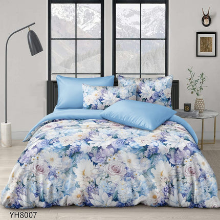 Lenjerie Luxury din Satin, 4 piese, cearșaf cu elastic, Cod: SLX27