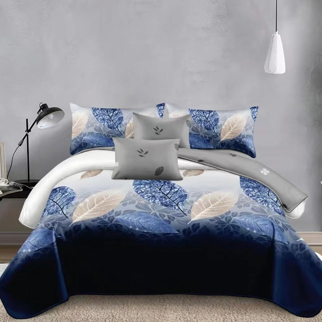 Lenjerie de Pat din Bumbac Satinat – 4 Piese | Confort și Eleganță |, Cod: TRY33
