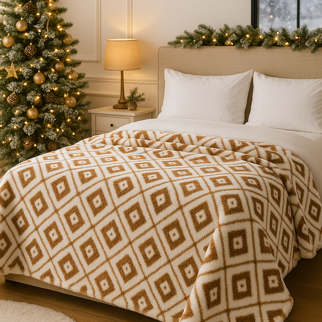 Pătură pufoasă din fleece premium – 200 x 230 cm, Cod: MIN20