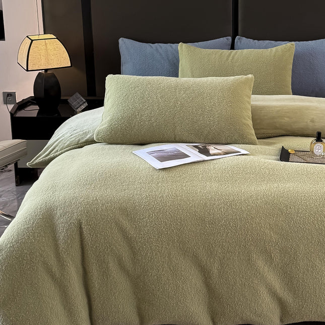 Set de pat ultra-fină, tip „blană de iepure”, 4 piese, Cod: BYK11