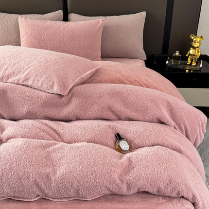 Set de pat ultra-fină, tip „blană de iepure”, 4 piese, Cod: BYK13