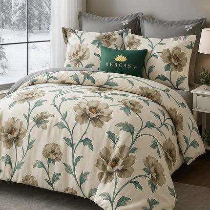 Lenjerie de Pat 6 Piese din Finet Moale cu Elastic, Cod: LNA43