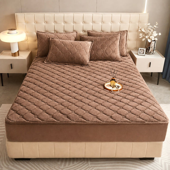 Husă / Topper saltea cu elastic, 160x200 cm, Cod: TPC63