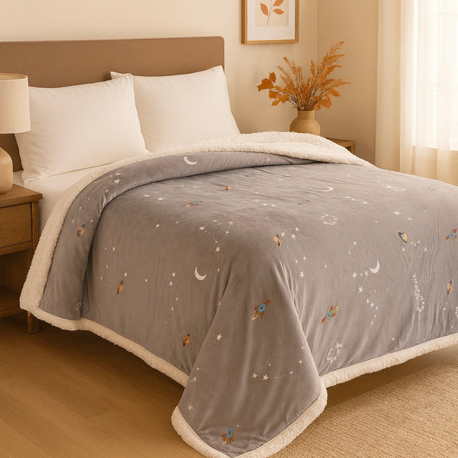 Pătură Cocolino cu blăniță, 200x230 cm, cod: EXN4