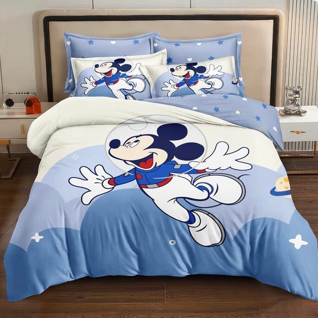 Lenjerie Bumbac tip Finet Premium Mickey Astronaut, Cod: MAB2