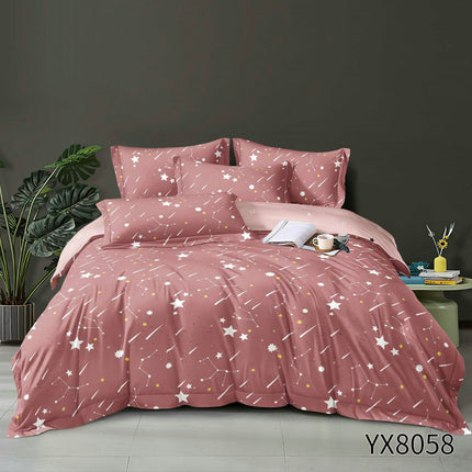 LENJERIE DIN BUMBAC TIP FINET, Pat 1 persoană, 4 piese COD: JCP30