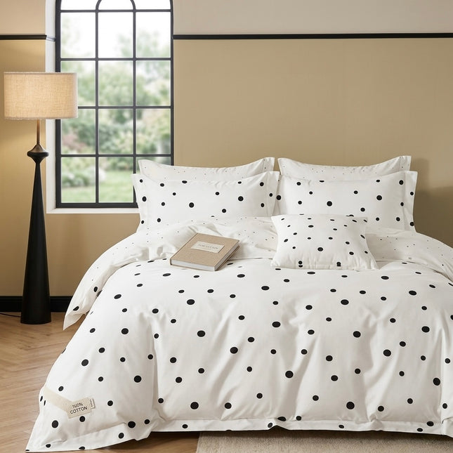 Set Lenjerie Premium Bumbac 100% – Pat Dublu, Cod: B-26