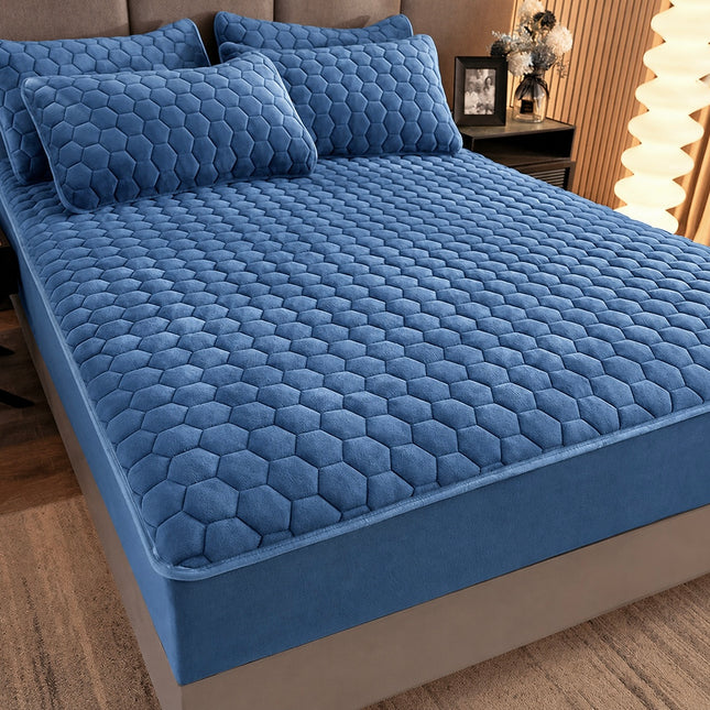 Set de pat Husă / Topper saltea cu elastic 180x200 cm Cod: TPK25