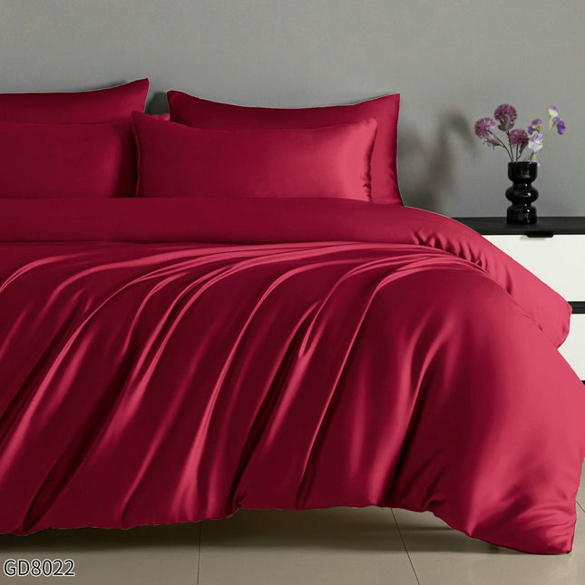 Lenjerie Luxury din Satin, 4 piese, cearșaf cu elastic, Cod: SLX18