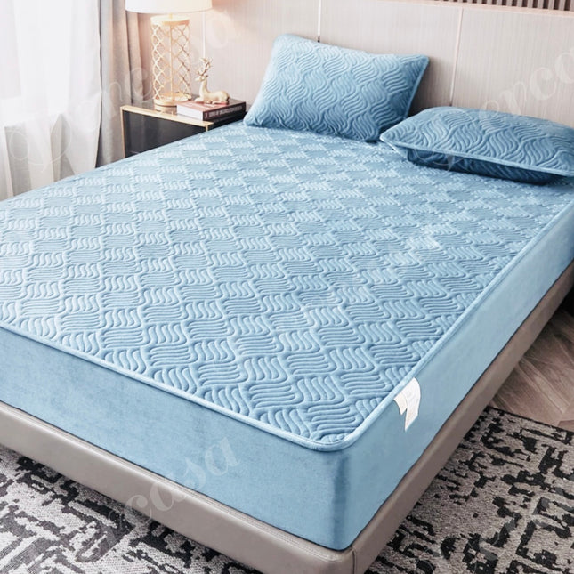 Husă / Topper saltea cu elastic 160x200 cm Cod: TPY10