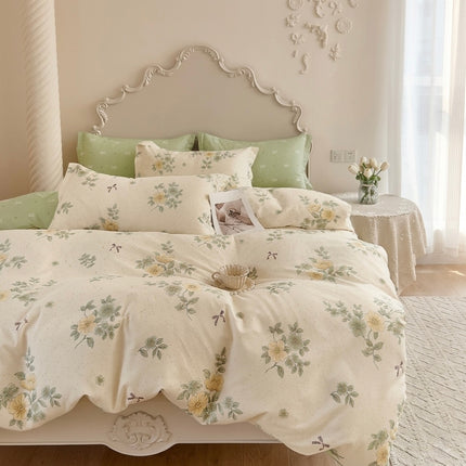 Set Lenjerie Premium Bumbac 100% – Pat Dublu, Cod: B-09