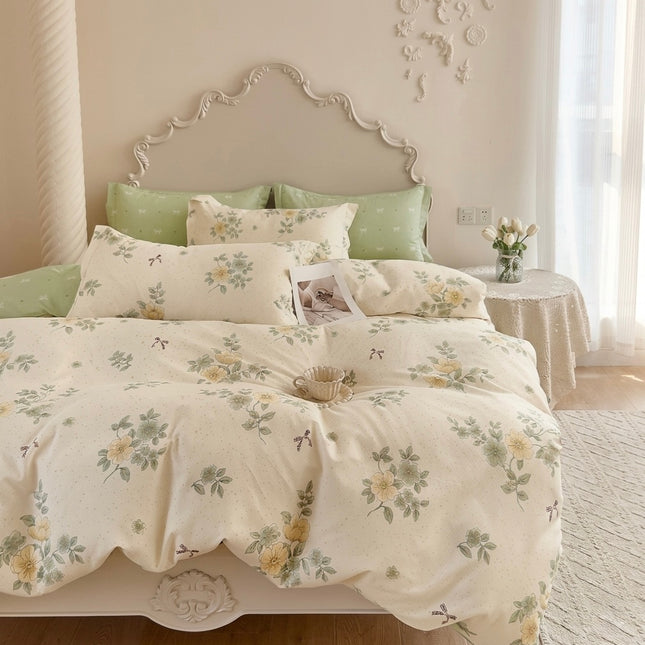 Set Lenjerie Premium Bumbac 100% – Pat Dublu, Cod: B-09