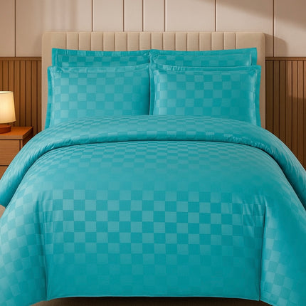 Lenjerie Luxury Satinată, 4 piese, cearșaf cu elastic, Cod: SLX59
