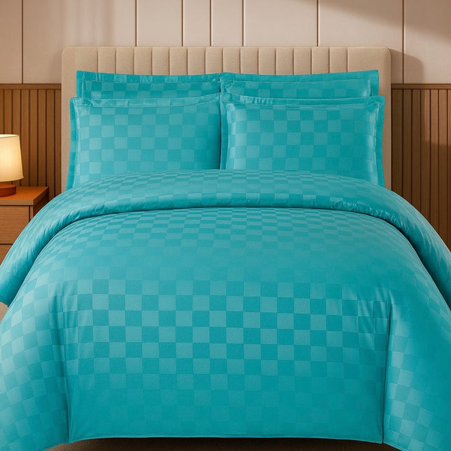 Lenjerie Luxury Satinată, 4 piese, cearșaf cu elastic, Cod: SLX59