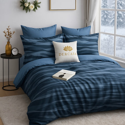 Lenjerie de Pat 6 Piese din Finet Moale cu Elastic, Cod: LNA45