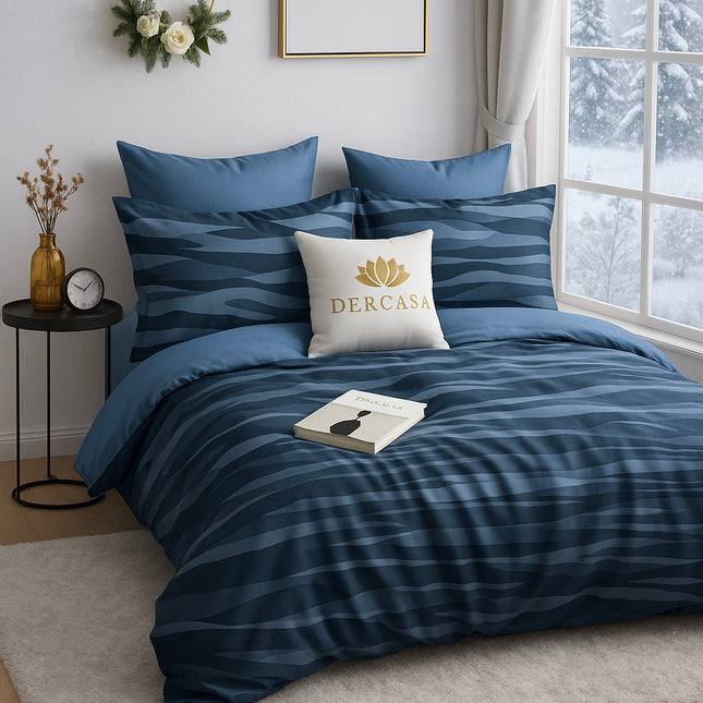 Lenjerie de Pat 6 Piese din Finet Moale cu Elastic, Cod: LNA45