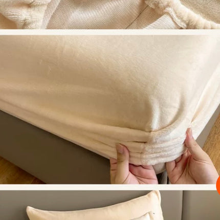 Husa de pat cu elastic Catifea + 2 fete de perna Cod: HCP35