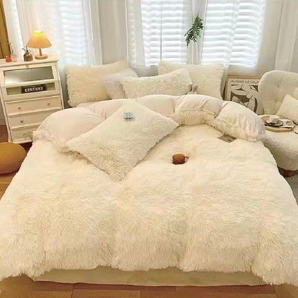 Lenjerie pat super pufoasa COCOLINO Fluffy 4 piese Cod: CEN7