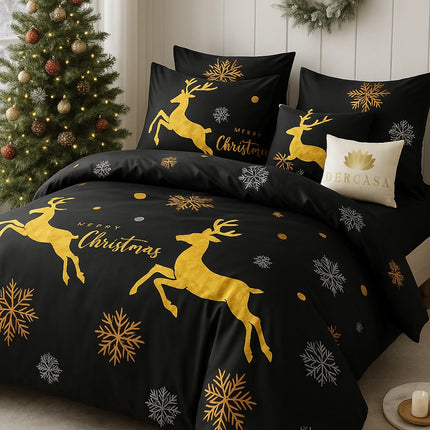 Lenjerie de Pat 6 Piese din Finet Moale cu Elastic, Cod: LNA102