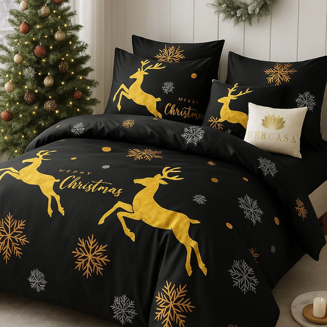 Lenjerie de Pat 6 Piese din Finet Moale cu Elastic, Cod: LNA102