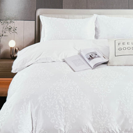 Set lenjerie de Lux jacquard, 4 piese, pat 2 persoane Cod: C-20