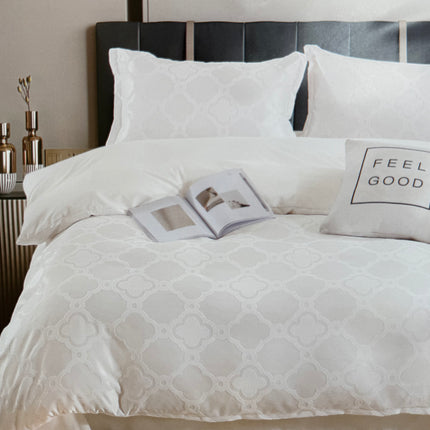 Set lenjerie de Lux jacquard, 4 piese, pat 2 persoane Cod: C-11