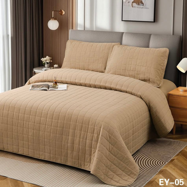 Cuvertură Deluxe 4 piese, cearșaf cu elastic, Cod EY-05