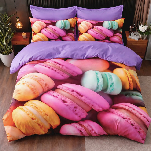 Lenjerie Premium cu efect panoramic 5D, 6 piese, Cod: CDY-4