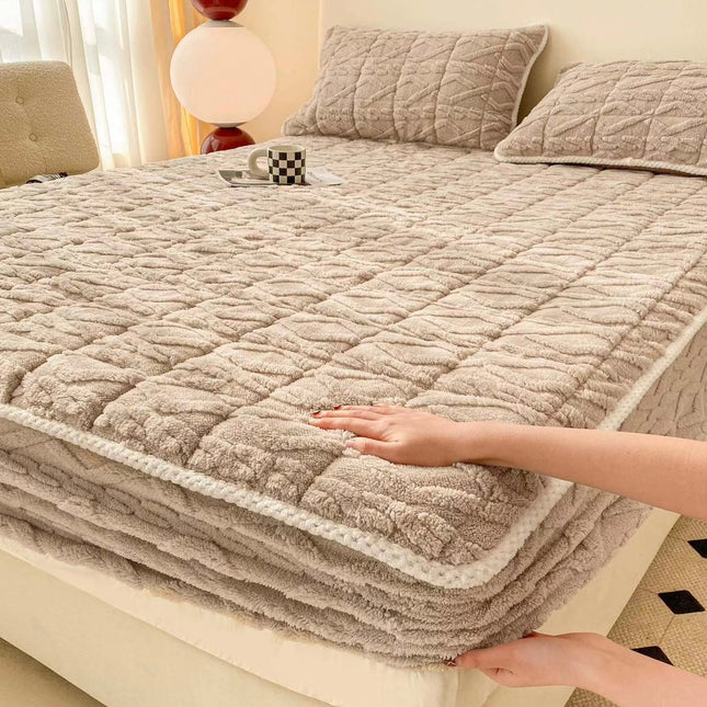 Husă / Topper saltea cu elastic 160x200 cm Cod: CTPP407