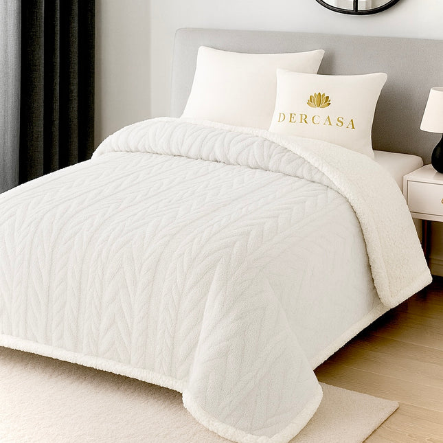 Pătură Cocolino cu Blăniță de iepure, dublă 200x230 cm cod: EXS6
