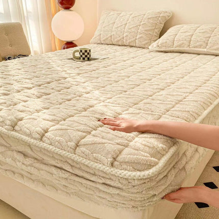 Husă / Topper saltea cu elastic 160x200 cm Cod: CTPP409