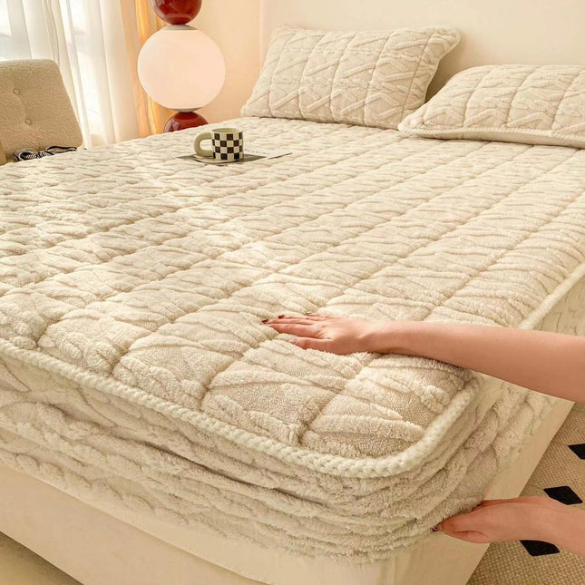 Husă / Topper saltea cu elastic 160x200 cm Cod: CTPP409