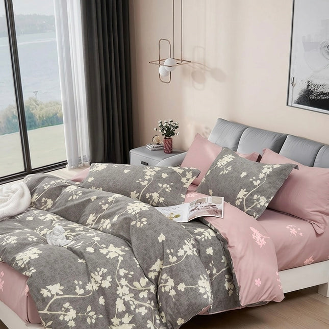 Set Lenjerie Premium Bumbac 100% – Pat Dublu, Cod: B-15