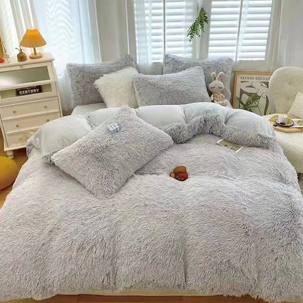 Lenjerie pat super pufoasa COCOLINO Fluffy 4 piese Cod: CEN2