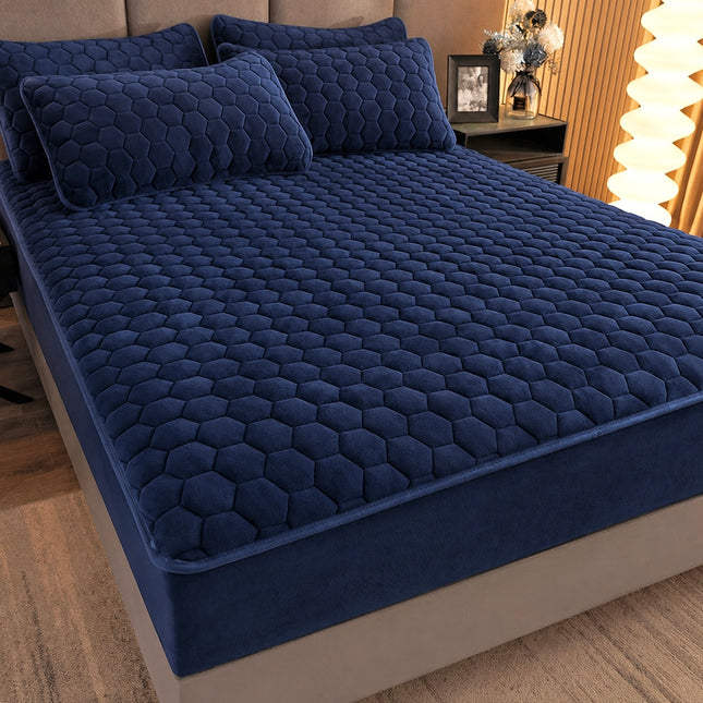 Set de pat Husă / Topper saltea cu elastic 180x200 cm Cod: TPK26