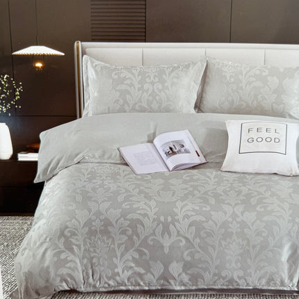 Set lenjerie de Lux jacquard, 4 piese, pat 2 persoane Cod: C-42