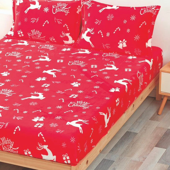 Husa de pat cu elastic COCOLINO+ 2 fete de perna Cod: HCS5
