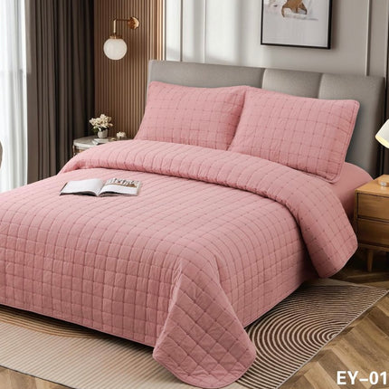 Cuvertură Deluxe 4 piese, cearșaf cu elastic, Cod EY-01