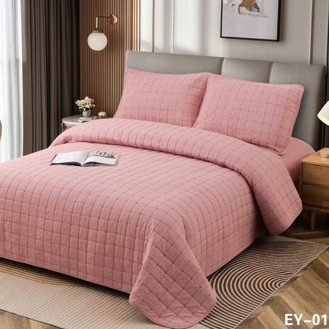 Cuvertură Deluxe 4 piese, cearșaf cu elastic, Cod EY-01