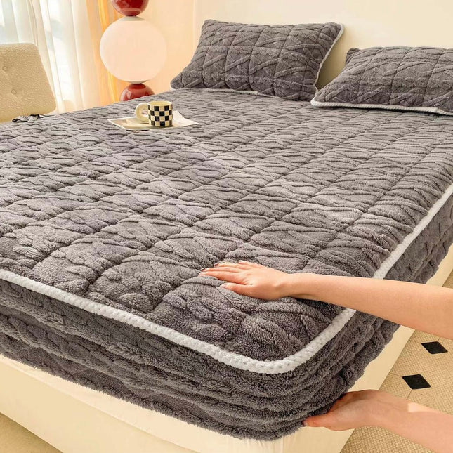 Husă / Topper saltea cu elastic 160x200 cm Cod: CTPP404