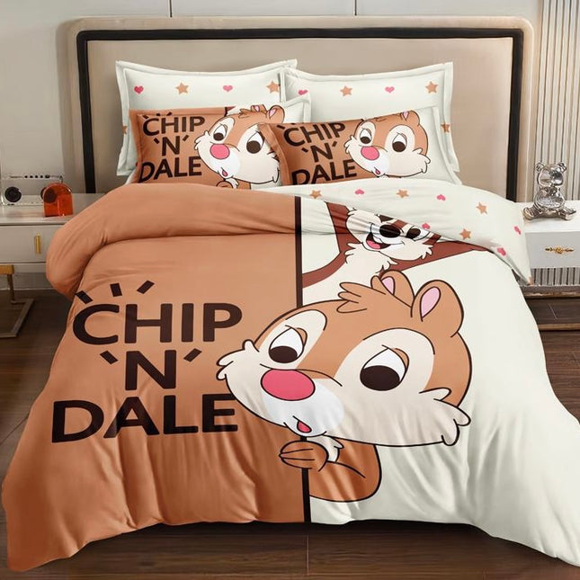 Lenjerie Bumbac tip Finet Premium Chip’N’Dale, Cod: CDB5